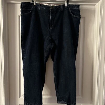 Pantalones de mezclilla para mujer Lands' End talla 24 W/P calce relajado pierna cónica diseño de 5 bolsillos Foto 1 de 3