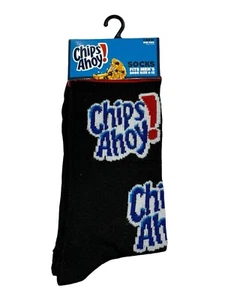 Chips Ahoi Herren Größe 6 bis 12 Socken Neuheit Cookie Kobaltblau Schokolade Neu mit Etikett - Bild 1 von 2