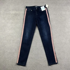 Cat And Jack Girls Super Skinny Adjustable Waist Denim Jeans Size 14 - Picture 1 of 15