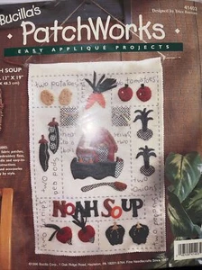 Bucilla PatchWorks Kit 41403 Noah Soup Noah Ark Trice Boerens 13x19 1996 - Picture 1 of 3