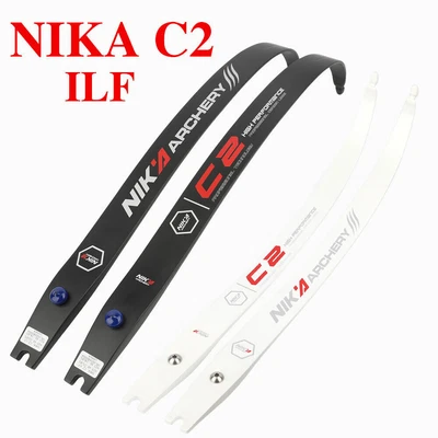 Carbon Archery ILF Recurve Bow Limbs 12-50lbs H25-68" Target Hunting NIKA C2 - Image 1 of 4