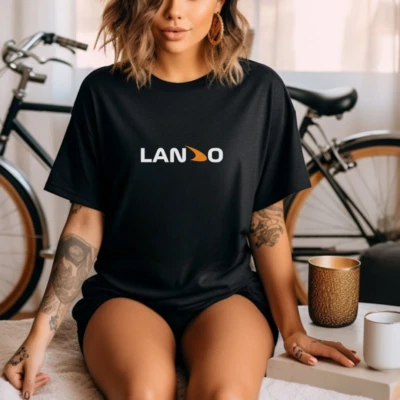 T-Shirt Lando Norris McLaren Racing Fans Unisex F1 Motorsport Cotton Tee Adult - Image 1 of 4