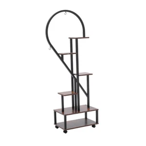 2-Pack Industrial Storage Shelf Bookcase Floor Standing Display Shelves Wheels - Picture 1 of 13