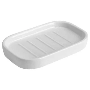 Basic Ceramic Soap Dish White - Picture 1 of 7