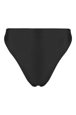 Damen String-Slip Schwarz hauteng elastisch stretch shiny glänzend S bis XXL - Bild 1 von 3