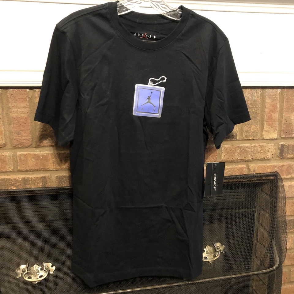 Jordan Keychain White Crew Shirt Cv5157-011 Men M Fast