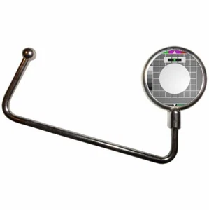 TV Test Card Handbag Table Hook Hanger (65mm x 107mm) - Picture 1 of 2