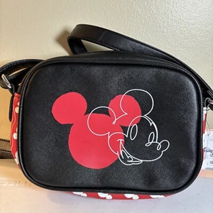 Dani By Danielle Nicole Disney Purse Mickey Mouse Crossbody Black & Red Bag NWT - Picture 1 of 11