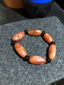 Antique Carnelian prayer beads bracelet - Picture 1 of 5