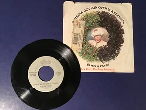 ELMO & PATSY~grandma got run over by a reindeer EPIC 1984~45rpm~ (45) Vg++ - Picture 1 of 5