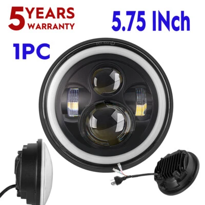 5.75 英寸 LED 车头灯适用于本田 Shadow ACE Sabre Spirit VLX 600 750 1100 GL 1800 — 第 1/4 张图片