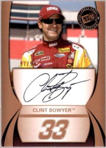 Clint Bowyer Card 2010 Press Pass Signings Silver #7 