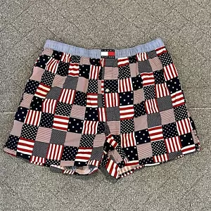 Vintage Tommy Hilfiger Athletic Boxershorts Baumwolle Herren XXL Patriotic Flag - Bild 1 von 8