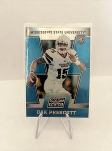 DAK PRESCOTT 2016 Prizm Draft BLUE REFRACTOR ROOKIE DALLAS COWBOYS #125 - Picture 1 of 2