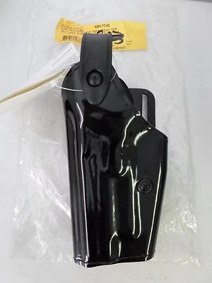 Safariland 6280-77-92 Mid-Ride Level II Retent Black Glossy Left Hand Holster - Image 1 of 4