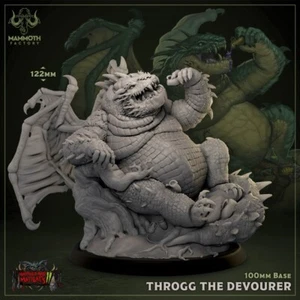 Miniatura Throgg El Devorador Lagarto Gigante Cocodrilo Abominación | D&D DnD - Imagen 1 de 1