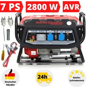 Stromerzeuger Benzin Stromaggregat Notstromaggregat Leise Stromgenerator 7 PS - Bild 1 von 10