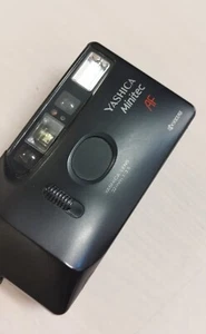 Yashica Minitec AF 35mm Point & Shoot, Film Camera, Vintage, Black, Sold AS-IS - Picture 1 of 6