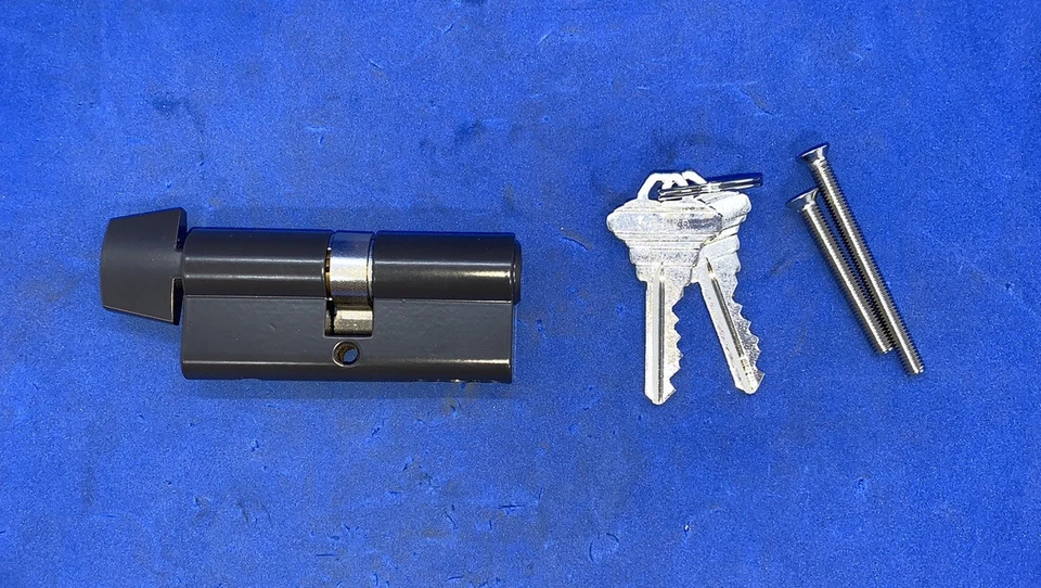 Assa Abloy Bronze 35/35 Thumb Turn High Security Cylinder Euro Lock Anti Snap - Image 1 of 4