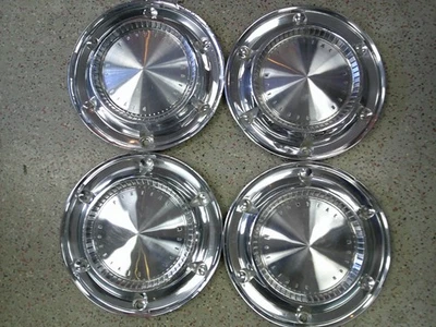 Pontiac Bonneville Catalina Starchief Ventura 1961 14" cubiertas de rueda OEM - juego/4 Foto 1 de 4