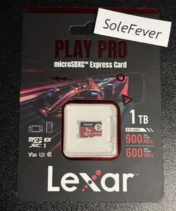✅🔥Lexar PLAY PRO 1 TB microSD Express Card Switch 2 900 / 600 MB/s microSDXC 🔥 - Picture 1 of 4