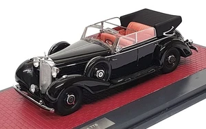 Matrix 1/43 Scale MX41302-121 - 1938 Mercedes Benz 770 Cabriolet D Open - Black - Picture 1 of 5