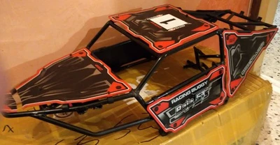 Metal Pig Cage Roll Cage and Frame Kit for 1/5 Hpi ROFUN ROVAN Red - Immagine 1 di 4