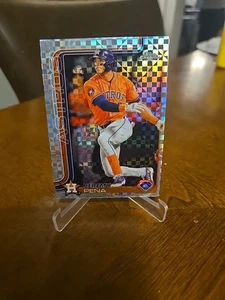 Jeremy Peña Xfractor #239 Topps cromado 2025 - Imagen 1 de 2