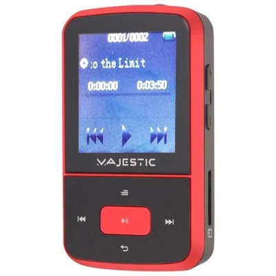 New Majestic BT-3284R MP3 Lettore MP3 Nero, Rosso - Immagine 1 di 4