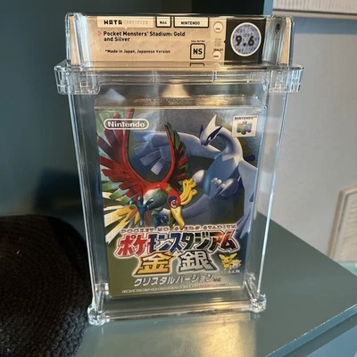 Pokemon Stadium 2 Gold & Silver N64 Japanese Unopened WATA 9.6 Graded Video Game - Image 1 of 4