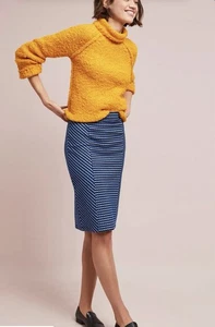 Gonna a matita indaco testurizzata Maeve taglia M - Foto 1 di 13