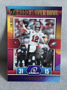 Comodín Tom Brady 2022 Donruss Road to the Super Bowl #WC-TB BUCCANEERS - Imagen 1 de 3