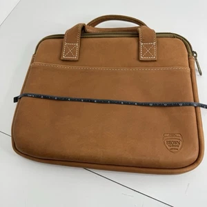 Braune Tasche Company Lake Tahoe Vintage Leder Laptoptasche Aktentasche 13”x11” - Bild 1 von 7