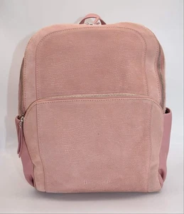 Vera Bradley Suede & Leather Carryall Backpack in Vintage Rose - Picture 1 of 14