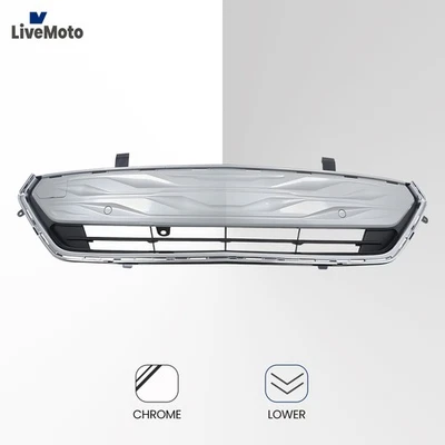 Front Bumper Lower Grille Grill W/O radar holes For 2016-2019 Chevrolet Volt Foto 1 de 4