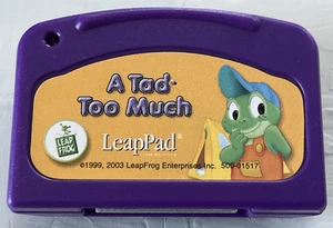 Leap Frog Leap Pad Reading A Tad Too Much Cartridge Game Educational 1999 / 2003 - Picture 1 of 9