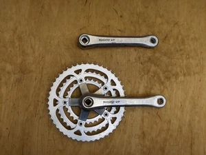 Vtg Sugino VP Triple Crankset 175mm 110/74 BCD 28/38/48 Klunker BMX MTB - Picture 1 of 13