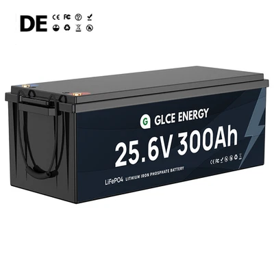 GLCE ENERGY GLCE ENERG 24V 300Ah LiFePO4 Lithium Battery 6000 Cycle 24V For RV