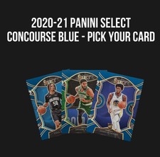 2020-21 Panini Select Basketball - Competition Blue - Pick Your Card