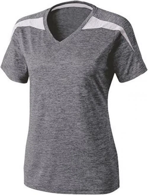 Camiseta balística Holloway para mujer. 222302 - XX-Large - Athletic Heather / Blanco Foto 1 de 1
