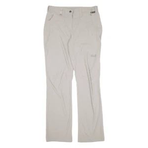 JACK WOLFSKIN Trousers Beige Regular Bootcut Womens W30 L30 - Picture 1 of 6