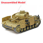 WWII German Armored Fighting Vehicle III Ausf M 1:25 Tank Paper Model 3D DIY F