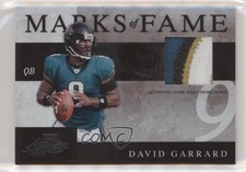 2008 Playoff Absolute Memorabilia Materials Prime /50 David Garrard #MOF-23
