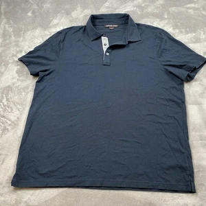 Michael Kors Polo Shirt Men Large Navy 100% Cotton Short Sleeve Performance Golf - Picture 1 of 9