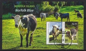 AUSTRALIA NORFOLK ISLAND 2020 NORFOLK BLUE MINIATURE SHEET FINE USED - Picture 1 of 1
