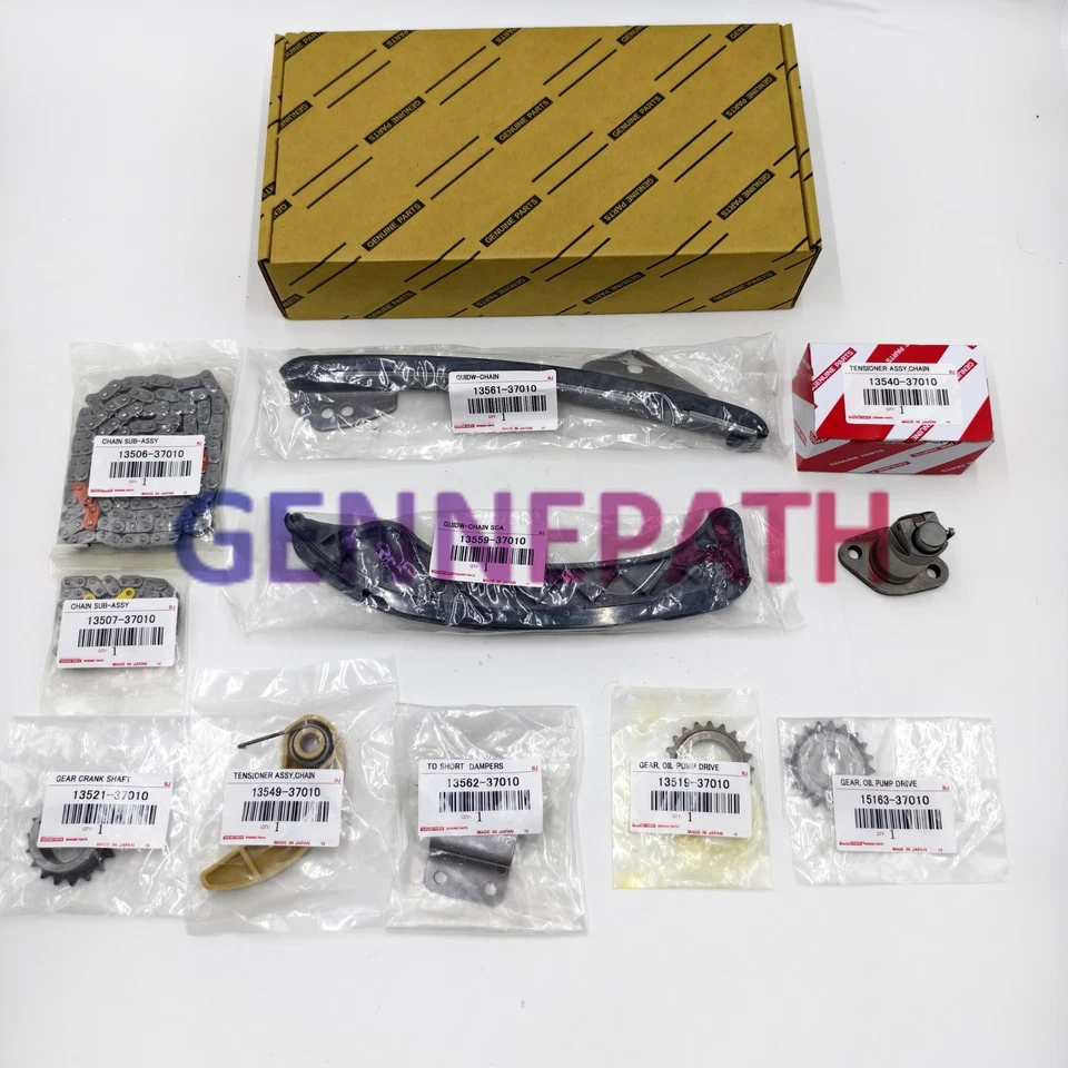 OEM For 2009-2015 Toyota Corolla Matrix Prius 1.8L L4 2ZRFE Timing Chain kit Foto 1 de 4