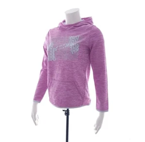 Under Armour Coldgear Girls Youth Large Pink Long Sleeve Loose Pullover Hoodie - Picture 1 of 6