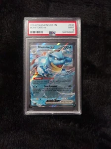 PSA 9 GEM Mint 2024 Pokemon Stellar Crown Blastoise EX 030 - Picture 1 of 2
