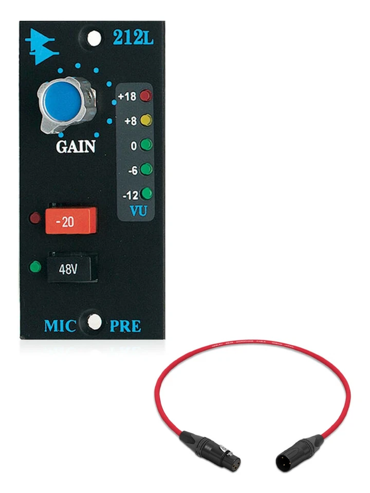 API Audio 212L | 200 Series Microphone Preamp | Pro Audio LA - Image 1 of 2