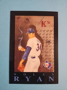 1992 Barry Colla Postcard Nolan Ryan Texas Rangers ⚾ - Picture 1 of 2
